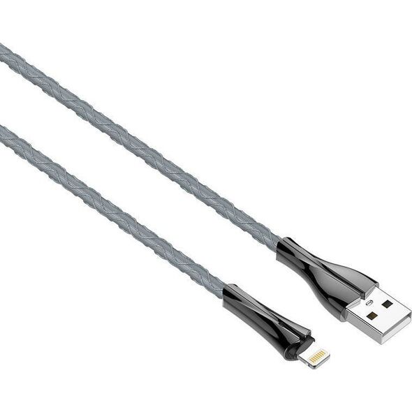 Kabel USB LDNIO USB-A - Lightning 2 m Szary (LS462 lightning)