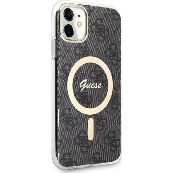 Guess Etui Guess GUHMN61H4STK Apple iPhone 11 czarny/black hardcase 4G MagSafe