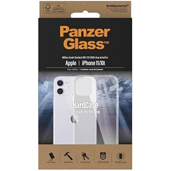 PanzerGlass Etui PanzerGlass ClearCase Apple iPhone 11/XR Antibacterial Military grade clear 0426