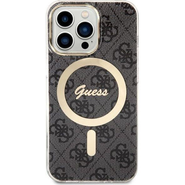 Guess Etui Guess GUHMP13LH4STK Apple iPhone 13 Pro czarny/black hardcase 4G MagSafe