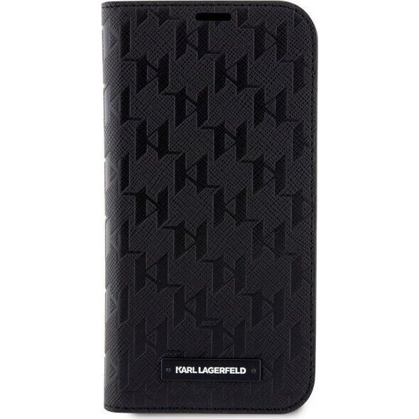 Karl Lagerfeld Etui Karl Lagerfeld KLBKP14XSAKLHPK Apple iPhone 14 Pro Max bookcase czarny/black Saffiano Monogram