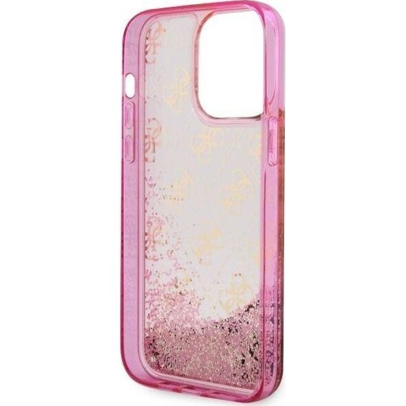 Guess Etui Guess GUHCP14XLC4PSGP Apple iPhone 14 Pro Max różowy/pink hardcase Liquid Glitter 4G Transculent