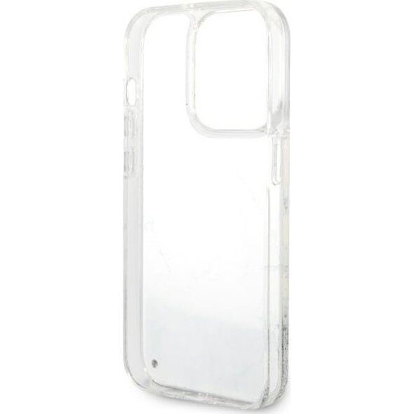 Guess Etui Guess GUHCP14LLCSGSGH Apple iPhone 14 Pro biały/white hardcase Liquid Glitter Marble