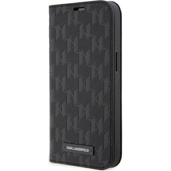 Karl Lagerfeld Etui Karl Lagerfeld KLBKP14SSAKLHPK Apple iPhone 14 bookcase czarny/black Saffiano Monogram
