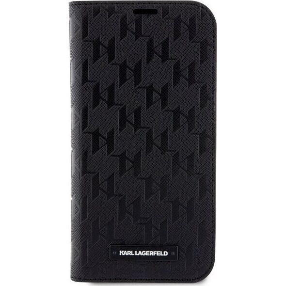 Karl Lagerfeld Etui Karl Lagerfeld KLBKP14SSAKLHPK Apple iPhone 14 bookcase czarny/black Saffiano Monogram