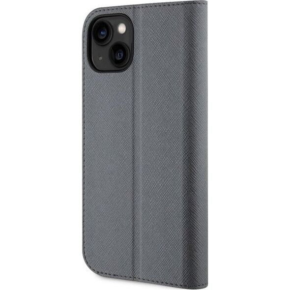 Karl Lagerfeld Etui Karl Lagerfeld KLBKP14SSANKCPG Apple iPhone 14 bookcase srebrny/silver Saffiano Karl & Choupette