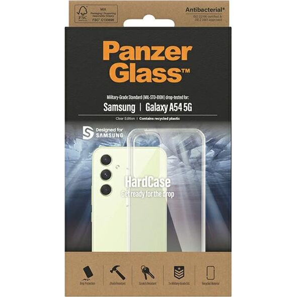 PanzerGlass Etui PanzerGlass HardCase Samsung Galaxy A54 5G Antibacterial Military grade clear 0445