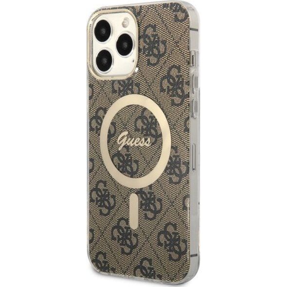 Guess Etui Guess GUHMP13XH4STW Apple iPhone 13 Pro Max brązowy/brown hardcase 4G MagSafe
