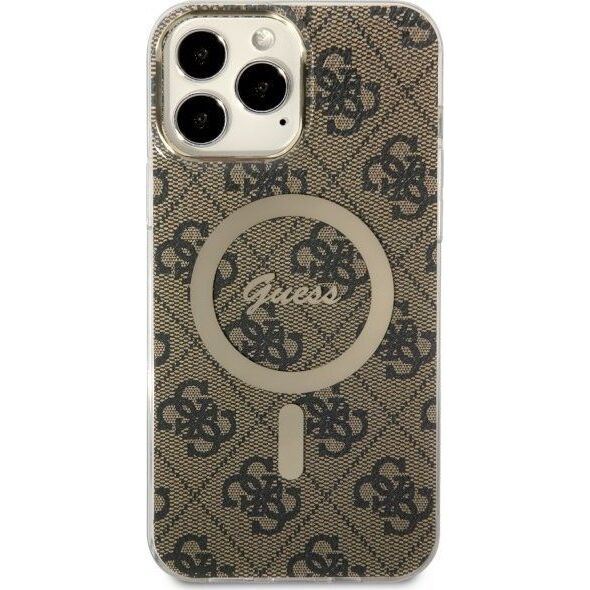 Guess Etui Guess GUHMP13XH4STW Apple iPhone 13 Pro Max brązowy/brown hardcase 4G MagSafe