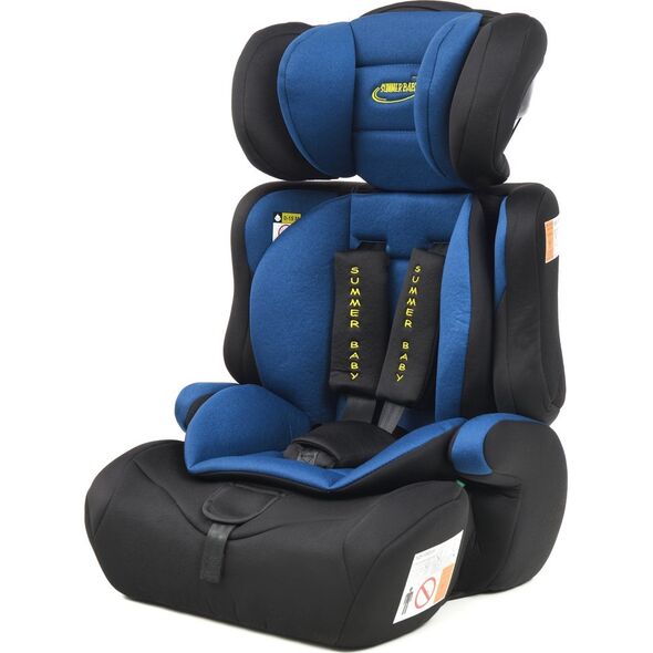 Fotelik samochodowy Summer Baby Fotelik Samochodowy SUMMER BABY Cosmo I-Size 76-150cm CZARNO-NIEBIESKI