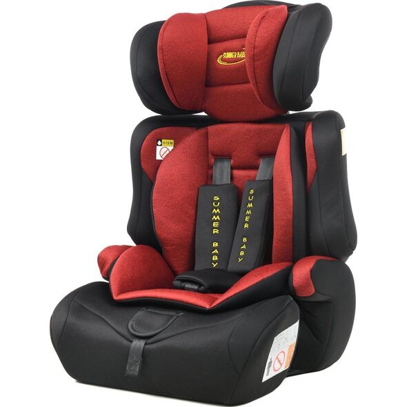 Fotelik samochodowy Summer Baby Fotelik Samochodowy SUMMER BABY Cosmo I-Size 76-150cm CZARNO-CZERWONY
