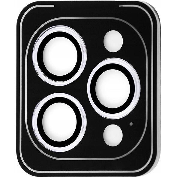 Osłona Szkło Hartowane 9h Na Obiektyw Aparat Do Iphone 15 Pro / 15 Pro Max - Srebrny / Cppaip15pm06