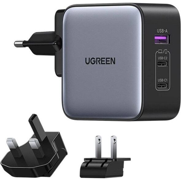 Ładowarka Ugreen Ładowarka sieciowa Ugreen Nexode, 2x USB-C + USB, 65W