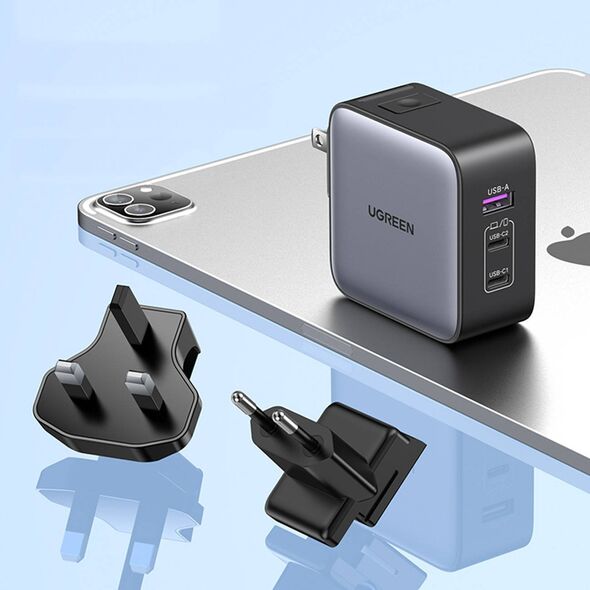Ładowarka Ugreen Ładowarka sieciowa Ugreen Nexode, 2x USB-C + USB, 65W