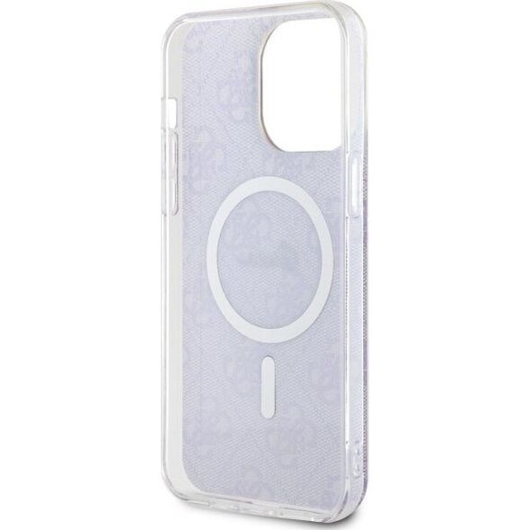 Guess Guess 4G MagSafe - Etui iPhone 14 Pro Max (Purpurowy)