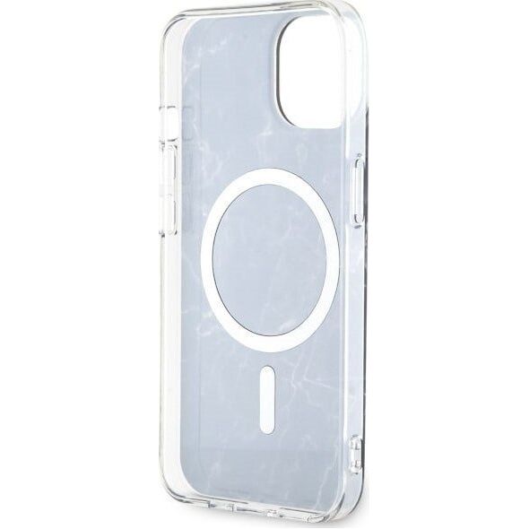 Guess Guess Marble MagSafe - Etui iPhone 14 (Czarny)
