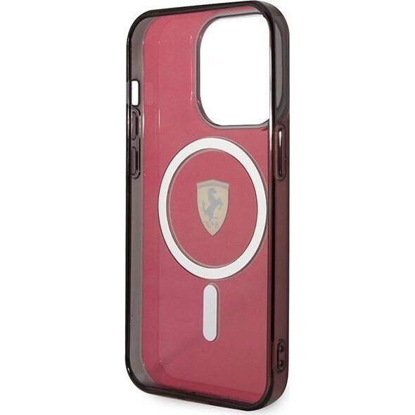 Ferrari Ferrari Translucent MagSafe - Etui iPhone 14 Pro (Czerwony)