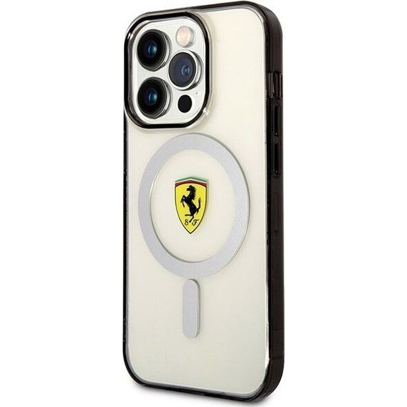 Ferrari Ferrari Outline Magsafe - Etui iPhone 14 Pro (Przezroczysty)
