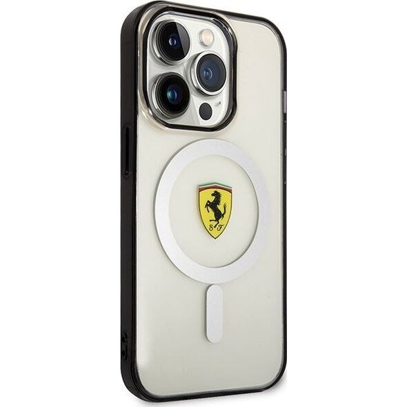 Ferrari Ferrari Outline Magsafe - Etui iPhone 14 Pro (Przezroczysty)