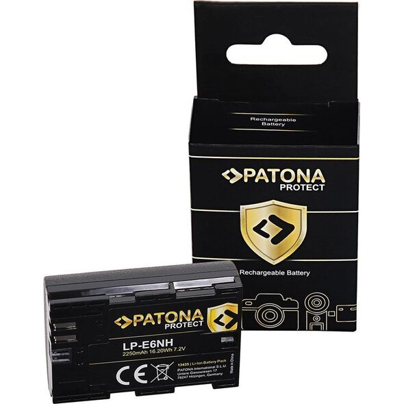 Akumulator Patona Akumulator Patona Protect LP-E6NH do Canon EOS R5 EOS R6 2250mAh / 16,2Wh