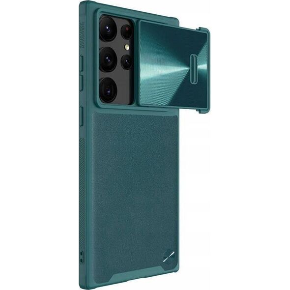 Nillkin Etui Nillkin CamShield Leather S do Samsung Galaxy S23 Ultra (zielone)