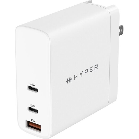 Ładowarka HyperDrive Ładowarka USB-C 140 W PD 3.1 z adapterami Biała