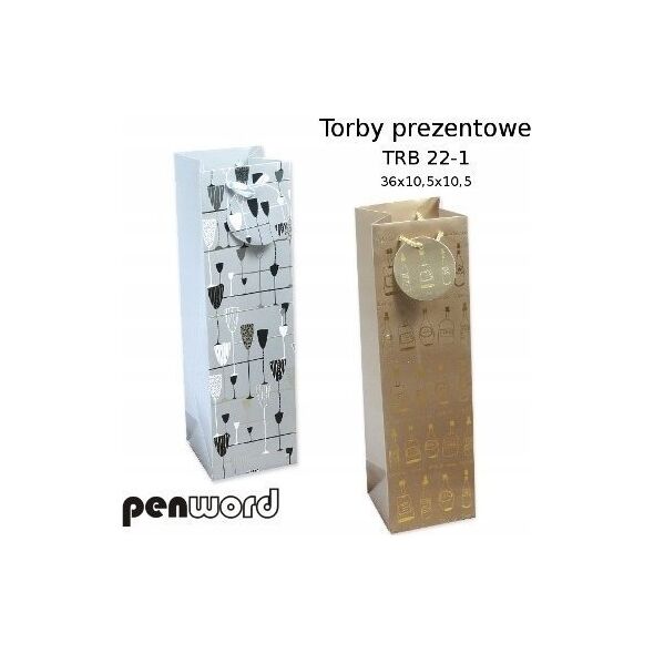 Polkart TOREBKA PREZENTOWA BUTELKA