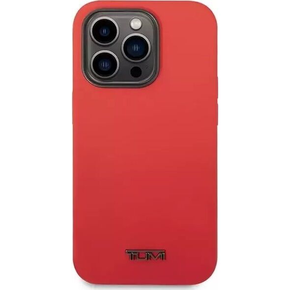4kom.pl Etui na telefon Tumi Liquid Silicone hardcase do iPhone 14 Pro Max czerwony/red