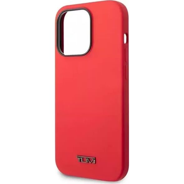 4kom.pl Etui na telefon Tumi Liquid Silicone hardcase do iPhone 14 Pro Max czerwony/red