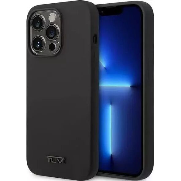 4kom.pl Etui na telefon Tumi Liquid Silicone hardcase do iPhone 14 Pro czarny/black