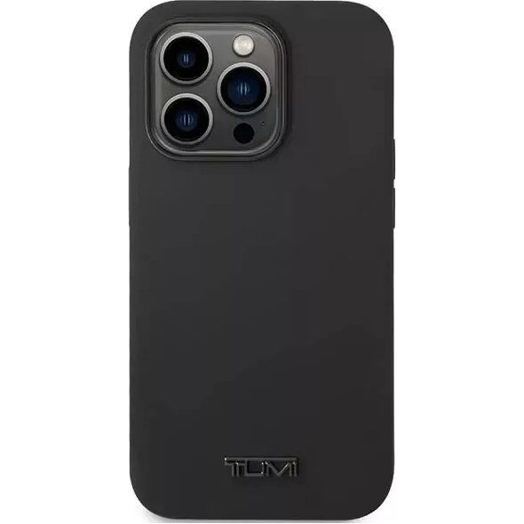4kom.pl Etui na telefon Tumi Liquid Silicone hardcase do iPhone 14 Pro czarny/black