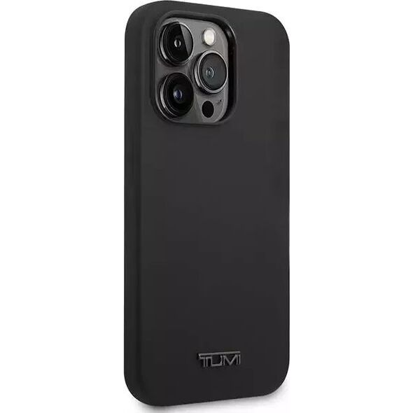 4kom.pl Etui na telefon Tumi Liquid Silicone hardcase do iPhone 14 Pro czarny/black
