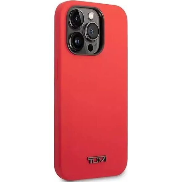 4kom.pl Etui na telefon Tumi Liquid Silicone hardcase do iPhone 14 Pro czerwony/red