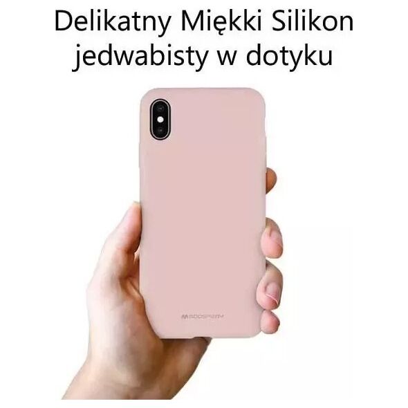 4kom.pl Etui na telefon Mercury Silicone do iPhone 14 Pro Max różowo-piaskowy/pink-sand