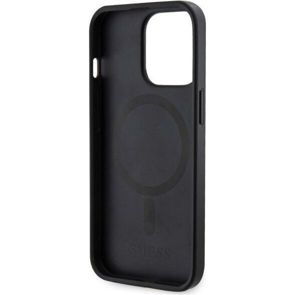 Guess Etui Guess GUHMP13XP4RPSK Apple iPhone 13 Pro Max czarny/black hardcase 4G Printed Stripes MagSafe