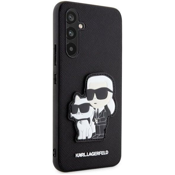 Karl Lagerfeld Etui Karl Lagerfeld KLHCA34SANKCPK Samsung Galaxy A34 5G hardcase czarny/black Saffiano Karl & Choupette