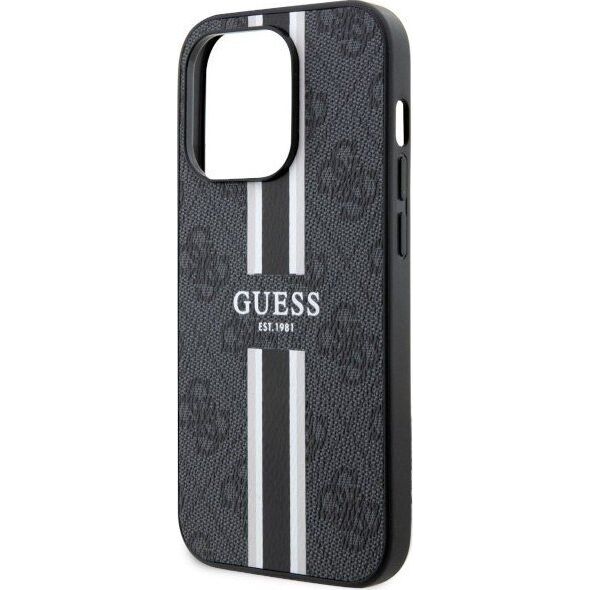 Guess Etui Guess GUHMP14LP4RPSK Apple iPhone 14 Pro czarny/black hardcase 4G Printed Stripes MagSafe