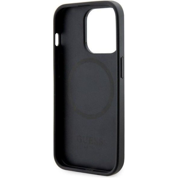 Guess Etui Guess GUHMP14LP4RPSK Apple iPhone 14 Pro czarny/black hardcase 4G Printed Stripes MagSafe