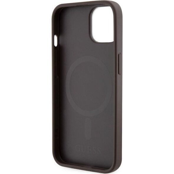 Guess Etui Guess GUHMP14MHGCFSEW Apple iPhone 14 Plus brązowy/brown hard case GCube Stripes MagSafe