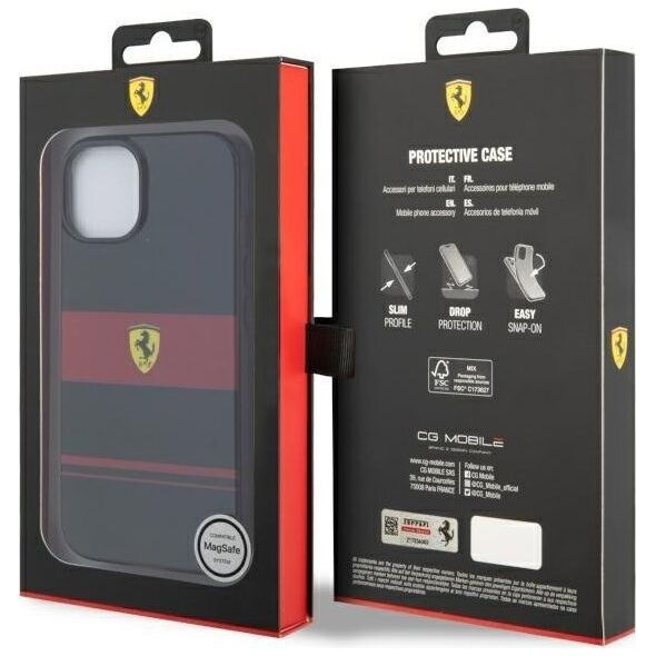 Ferrari Ferrari Combi MagSafe - Etui iPhone 14 (Czarny)