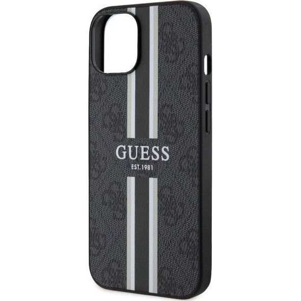 Guess Etui Guess GUHMP14SP4RPSK Apple iPhone 14 czarny/black hardcase 4G Printed Stripes MagSafe