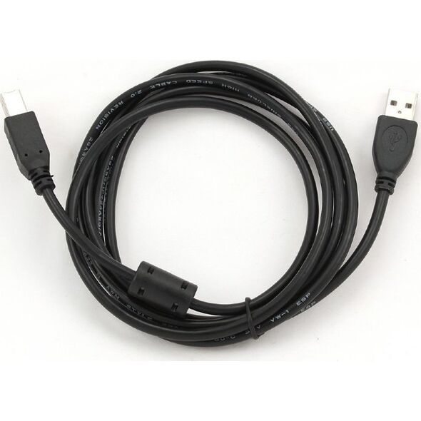 Kabel USB Cablexpert USB-A - USB-B 1.5 m Czarny (CCFB-USB2-AMBM-1.5M)