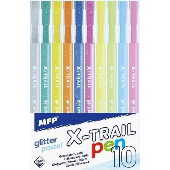 MFP paper długopis żelowy zestaw  BS 10 szt. BROKAT + PASTEL 6001342