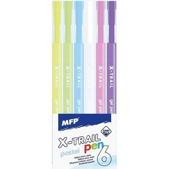 MFP paper długopis żelowy zestaw  BS 6 szt. PASTEL 6001343
