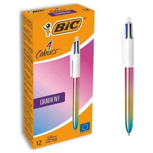 Bic Pióro Bic Gradient 0,32 mm Wielokolorowy (12 Sztuk)