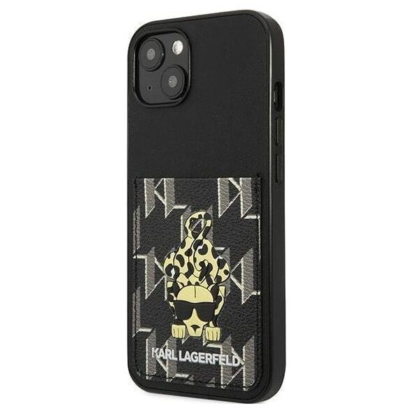 Karl Lagerfeld Karl Lagerfeld KLHCP13MCANCNK iPhone 13 6,1" hardcase czarny/black Karlimals Cardslot