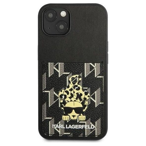 Karl Lagerfeld Karl Lagerfeld KLHCP13MCANCNK iPhone 13 6,1" hardcase czarny/black Karlimals Cardslot
