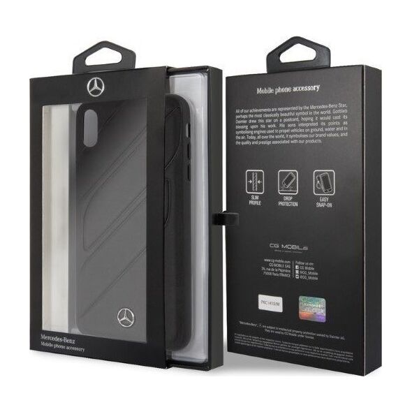 Mercedes Mercedes MEHCI65THLBK iPhone XS Max czarny/black hardcase New Organic I