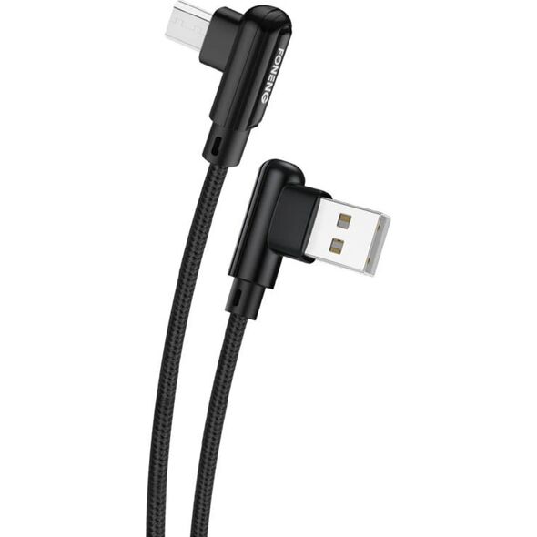 Kabel USB Foneng USB-A - microUSB 1 m Czarny (X70 Micro)