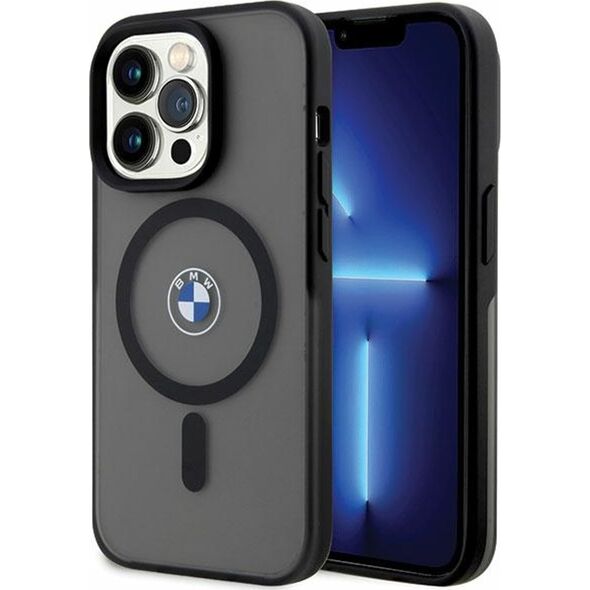 BMW Etui BMW BMHMP14XDSLK Apple iPhone 14 Pro Max czarny/black hardcase Signature MagSafe